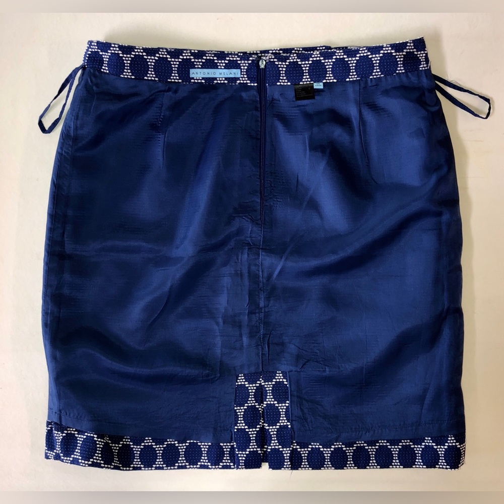Antonio Melani Geometric Lined Pencil Skirt (14) - Picture 16 of 17